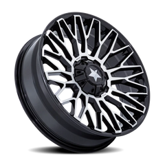 MSA Clubber M50 GBM 20x7 +0 5x114.3mm 72.56mm Gloss Black Machined
