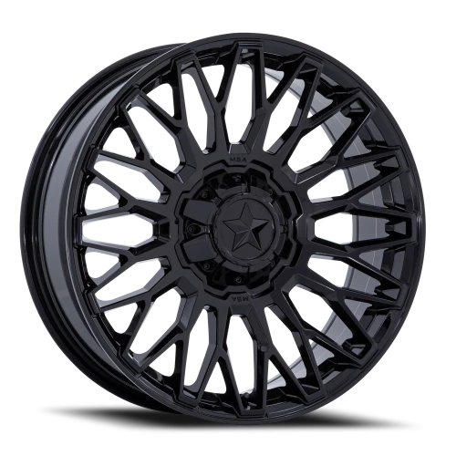 MSA Clubber M50 GB 15x7 +10 5x114.3mm 72.56mm Gloss Black