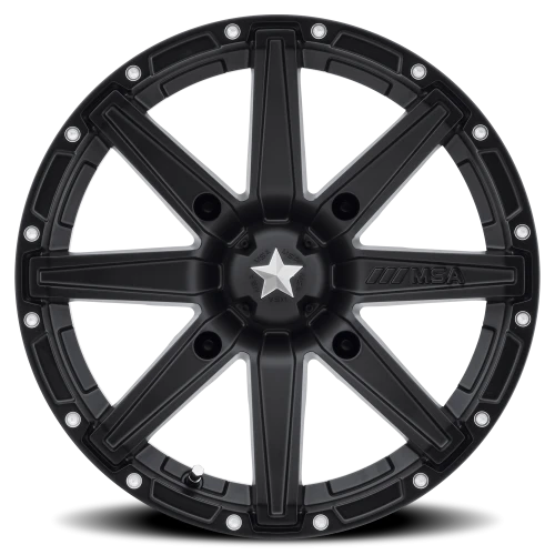 MSA Clutch M33 16x7 +0 4x156mm 132mm Satin Black