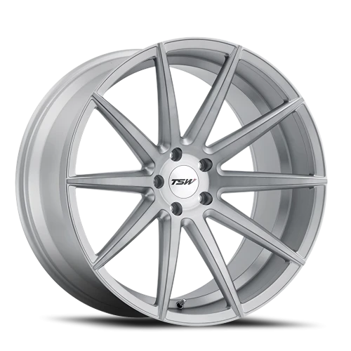 TSW Clypse SL 22x11 +25 5x120mm 76.1mm Titanium Matte Brushed Face