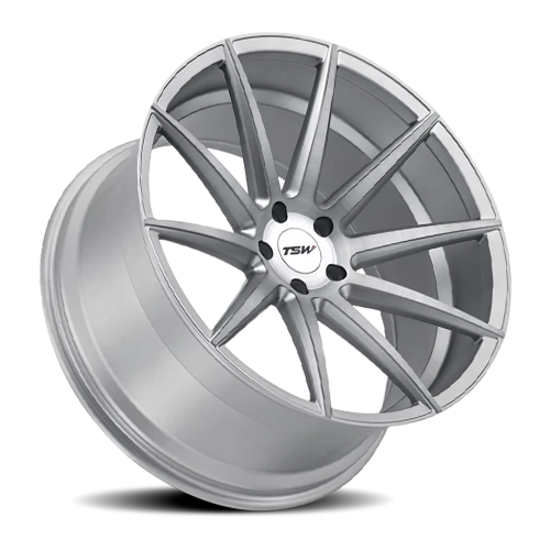 TSW Clypse SL 18x8.5 +20 5x114.3mm 76.1mm Titanium Matte Brushed Face