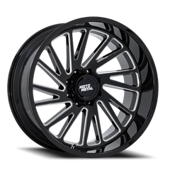 Moto Metal Combat MO811 GBM 22x10 -18 8x180mm 124.2mm Gloss Black Milled