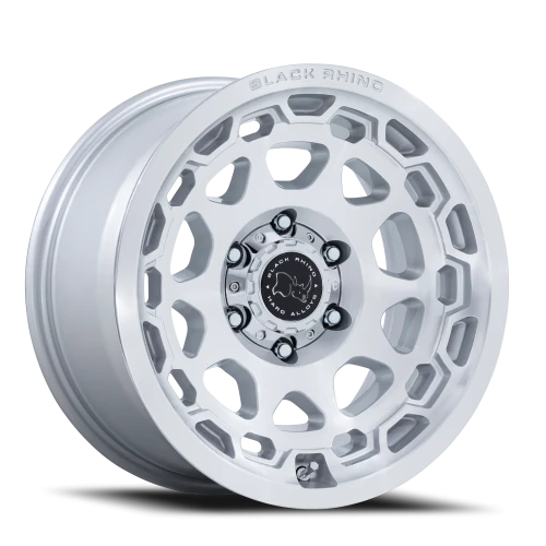 Black Rhino Congo BR026SD 17x8.5 +0 5x127mm 71.5mm Gloss Silver Machined Face