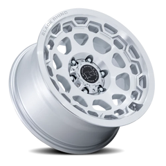 Black Rhino Congo BR026SD 17x8.5 +25 5x130mm 71.6mm Gloss Silver Machined Face