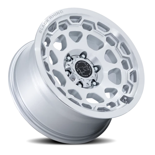 Black Rhino Congo BR026SD 17x8.5 +35 6x139.7mm 106.1mm Gloss Silver Machined Face