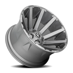 Fuel Contra Platinum D714 26x12 -44 5x127mm 87.1mm Brushed Gunmetal Clear Tint