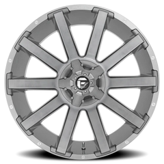 Fuel Contra Platinum D714 20x10 -18 5x114.3mm 78.1mm Brushed Gunmetal Clear Tint
