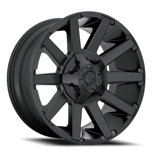 Fuel Contra D437 20x10 -18 8x165.1mm 125.1mm Matte Black