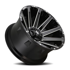 Fuel Contra D615 20x10 -18 5x114.3mm 78.1mm Gloss Black Milled