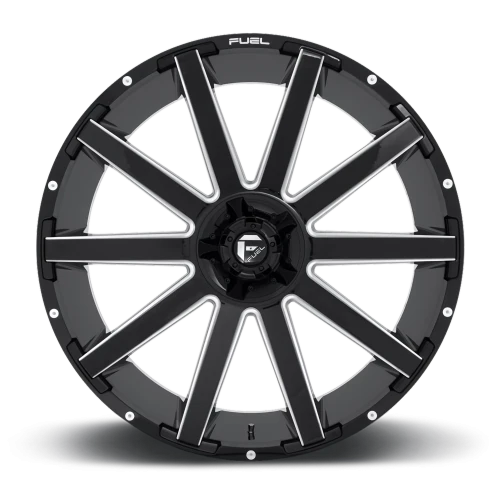 Fuel Contra D616 18x9 -12 6x135mm 106.1mm Matte Black Milled
