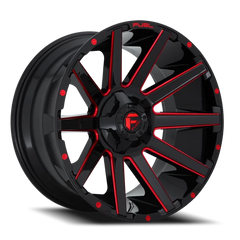 Fuel Contra D643 20x9 +20 8x165.1mm 125.2mm Gloss Red Milled