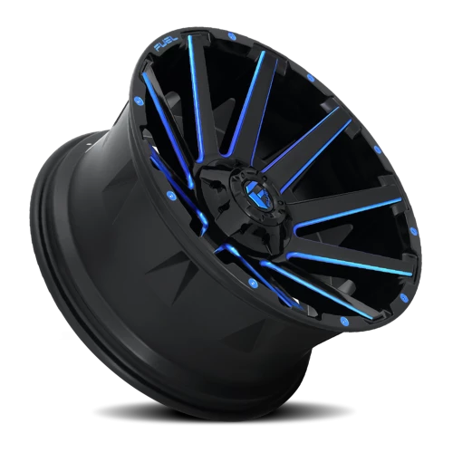 Fuel Contra D644 20x9 +20 6x135mm 106.3mm Gloss Blue Milled