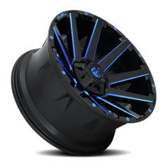 Fuel Contra D644 18x9 +1 6x135mm 106.1mm Gloss Blue Milled