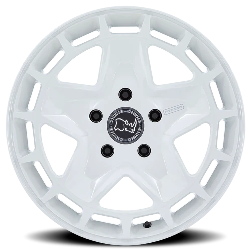 Black Rhino Corsica Forged 18x8 +20 5x130mm 71.6mm Gloss White