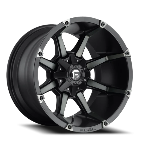 Fuel Coupler D556 20x9 +1 8x170mm 125.1mm Matte Black Machined-Dark Tint