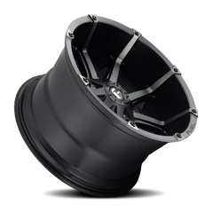 Fuel Coupler D556 20x9 +20 8x165.1mm 125.2mm Matte Black Machined-Dark Tint