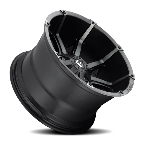 Fuel Coupler D556 20x10 -12 8x165.1mm 125.2mm Matte Black Machined-Dark Tint