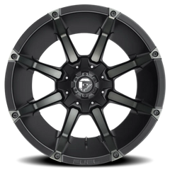 Fuel Coupler D556 20x10 -12 8x180mm 125.2mm Matte Black Machined-Dark Tint