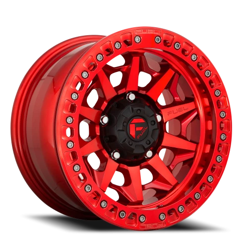 Fuel Covert Beadlock D113 17x9 -15 5x127mm 71.5mm Candy Red