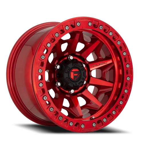 Fuel Covert Beadlock D113 17x9 -15 6x139.7mm 106.1mm Candy Red