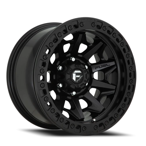 Fuel Covert Beadlock D114 17x9 -15 6x139.7mm 106.1mm Matte Black