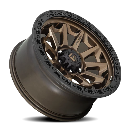 Fuel Covert D696 17x9 +1 6x135mm 87.1mm Matte Bronze Black Bead Ring