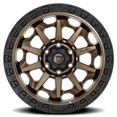 Fuel Covert D696 18x9 +20 8x180mm 124.3mm Matte Bronze Black Bead Ring