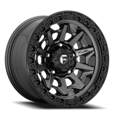 Fuel Covert D716 18x9 -12 5x127mm 71.5mm Matte Gunmetal Black Bead Ring
