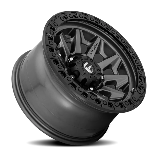 Fuel Covert D716 18x9 +20 8x170mm 125.1mm Matte Gunmetal Black Bead Ring