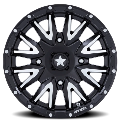 MSA Creed M49 MBM 24x7 +0 4x137mm 96mm Matte Black Machined