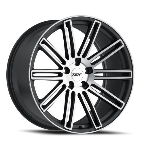 TSW Crowthorne GY 18x9.5 +35 5x120mm 76.1mm Matte Gunmetal Matte Machined Face
