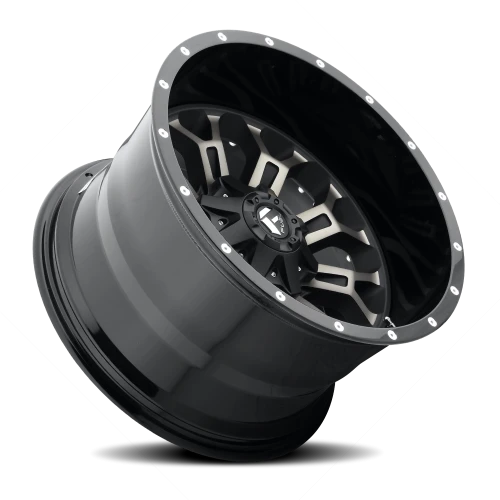 Fuel Crush D561 20x9 +20 6x135mm 106.4mm Gloss Black Double Dark Tint-Machined Face