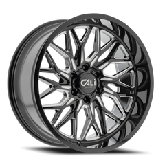 Cali Offroad Crusher 9118BM 22x10 -19 6x139.7mm 106.1mm Gloss Black Milled