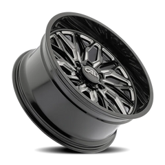 Cali Offroad Crusher 9118BM 22x10 -19 6x139.7mm 106.1mm Gloss Black Milled