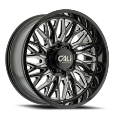 Cali Offroad Crusher 9118BM 22x10 -19 8x170mm 125.2mm Gloss Black Milled