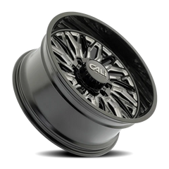 Cali Offroad Crusher 9118BM 22x10 -19 8x165.1mm 130.8mm Gloss Black Milled