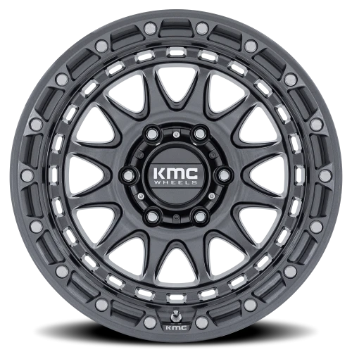 KMC Crux KM556AX 17x8.5 +25 5x127mm 71.5mm Gloss Gunmetal