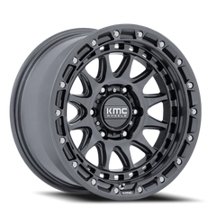 KMC Crux KM556AX 17x8.5 +25 6x139.7mm 106.1mm Gloss Gunmetal