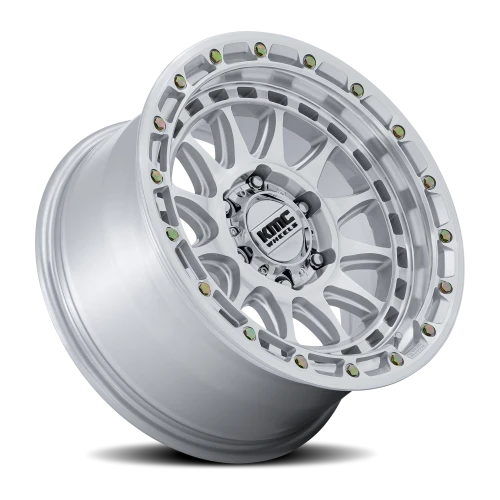 KMC Crux KM556SD 17x8.5 +25 6x135mm 87.1mm Gloss Silver Machined Face