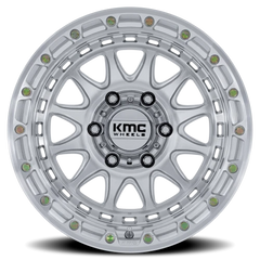 KMC Crux KM556SD 17x8.5 +25 6x139.7mm 106.1mm Gloss Silver Machined Face