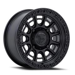 Fuel Cycle UTV FV832MB 15x7 +10 4x110mm 79.4mm Matte Black Gloss Black Lip