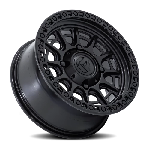 Fuel Cycle UTV FV832MB 15x7 +10 4x110mm 79.4mm Matte Black Gloss Black Lip