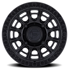Fuel Cycle UTV FV832MB 15x7 +10 4x156mm 115.1mm Matte Black Gloss Black Lip