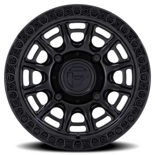 Fuel Cycle UTV FV832MB 15x7 +38 6x139.7mm 100.3mm Matte Black Gloss Black Lip