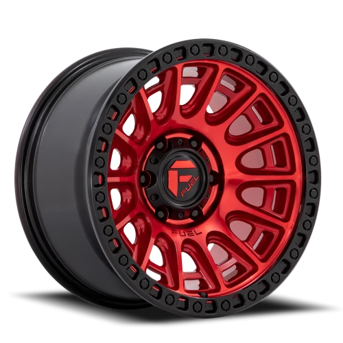 Fuel Cycle D834 17x9 +1 5x127mm 71.5mm Candy Red Black Ring