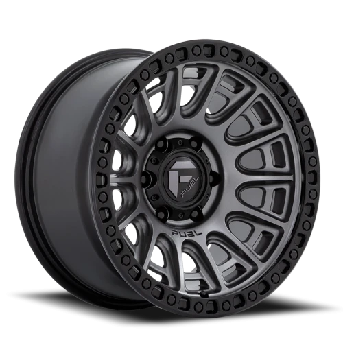 Fuel Cycle D835 17x9 -12 5x127mm 71.5mm Matte Gunmetal Black Ring