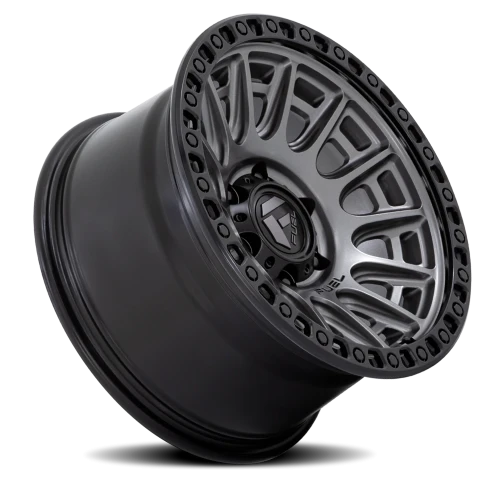 Fuel Cycle D835 17x8.5 +34 5x120mm 65.07mm Matte Gunmetal Black Ring