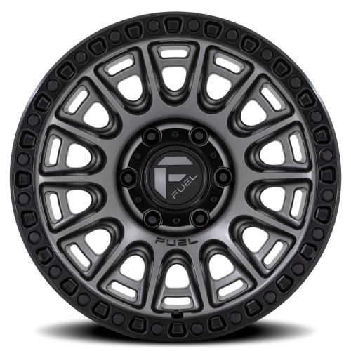Fuel Cycle D835 20x9 +1 5x127mm 71.5mm Matte Gunmetal Black Ring