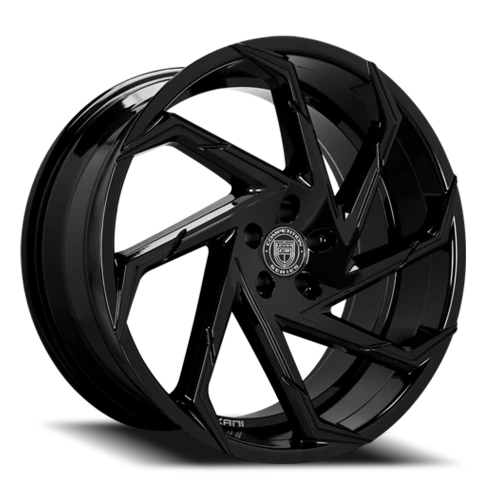 Lexani Wheels Cyclone 667 FB 22x9 +32 5x120mm 74.1mm Gloss Black