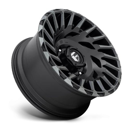 Fuel Cyclone D683 18x9 -12 6x139.7mm 106.1mm Machined  Double Dark Tint